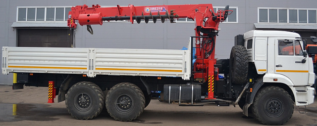 Бурильно-крановая машина HORYONG HRS 216 на базе КАМАЗ 43118 6х6