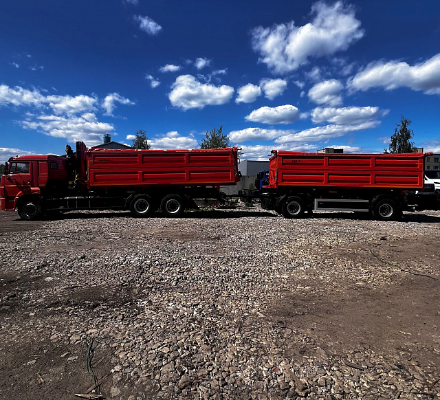 Автомобиль-самосвал КАМАЗ 65115 6х4 с КМУ ИНМАН ИМ 150N