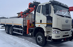 Кран-манипулятор Hangil HGC976 на базе FAW 6х4