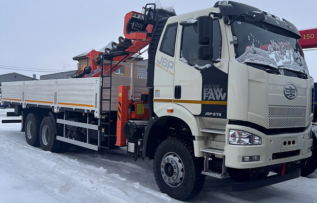 Кран-манипулятор Hangil HGC976 на базе FAW 6х4