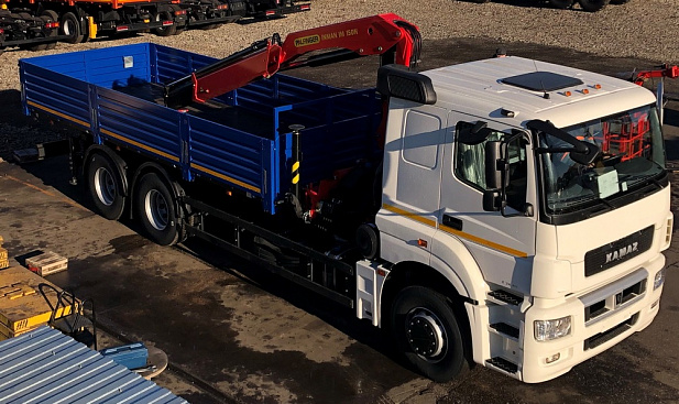 Кран-манипулятор ИНМАН ИМ 320 на базе КАМАЗ 6207 6х4