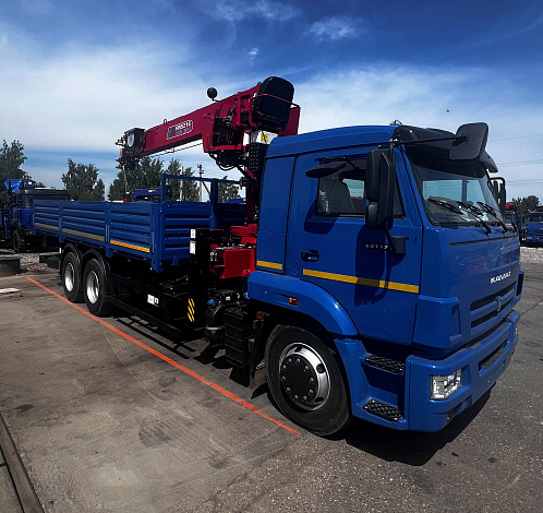 Кран-манипулятор Horyong HRS 216 на базе КАМАЗ 65117 6х4