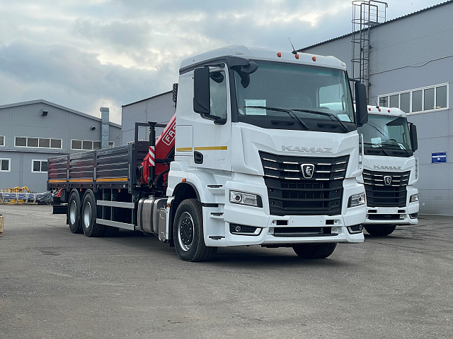 Кран-манипулятор Fassi F155A.0.22 на базе КАМАЗ 65658 B5 6х2-2