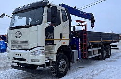Кран-манипулятор DongYang SS1956 на базе FAW 6х4