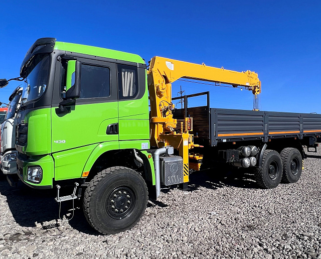 Кран-манипулятор Soosan SCS736 на базе SHACMAN 6х6