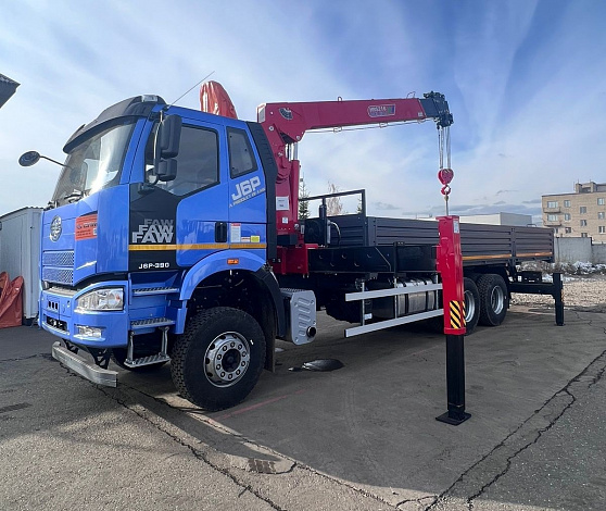 Кран-манипулятор Horyong HRS 216 на базе FAW 6х4