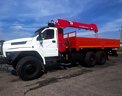 Кран-манипулятор Kanglim KS1256 на базе УРАЛ NEXT 6х6