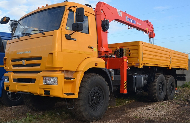Кран-манипулятор Kanglim KS1256 на базе КАМАЗ 43118 6х6