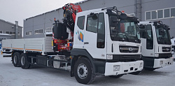 Кран-манипулятор FASSI F415A.2 на базе DAEWOO NOVUS 6х4