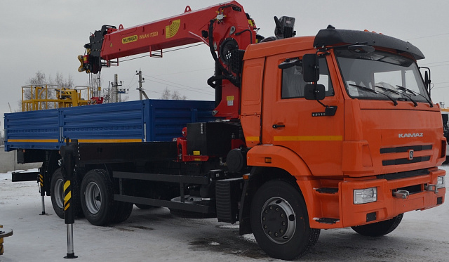 Бурильно-крановая машина ИНМАН ИТ 200 на базе КАМАЗ 65115 6х4