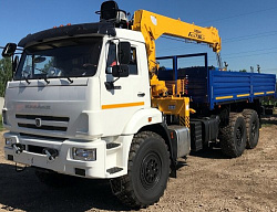Кран-манипулятор Soosan SCS736 на базе КАМАЗ 43118 6х6