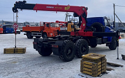 Седельный тягач УРАЛ NEXT 6х6 с КМУ ИНМАН ИТ 150