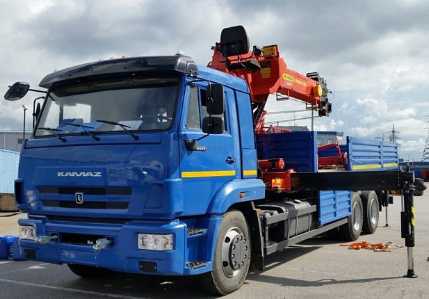 Кран-манипулятор ИНМАН ИТ 200 на базе КАМАЗ 65117 6х4