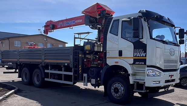 Кран-манипулятор Kanglim KS2056 на базе FAW 6х4