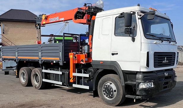 Кран-манипулятор Hangil HGC756 на базе МАЗ 6х4