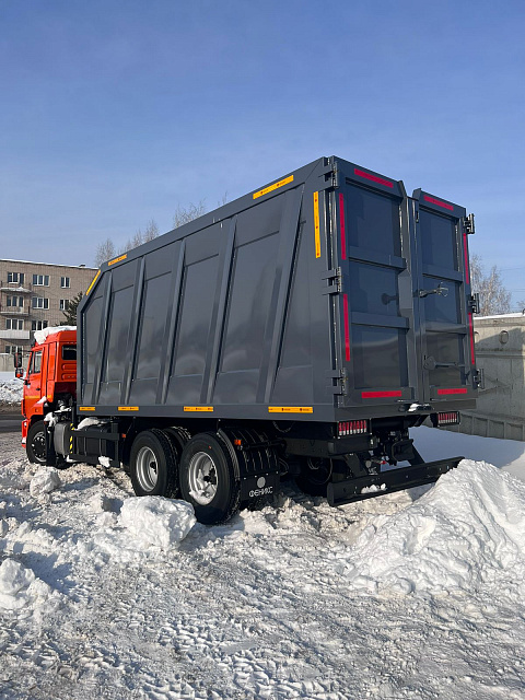 Автомобиль-ломовоз КАМАЗ 65115 6х4 с манипулятором VM10L74M