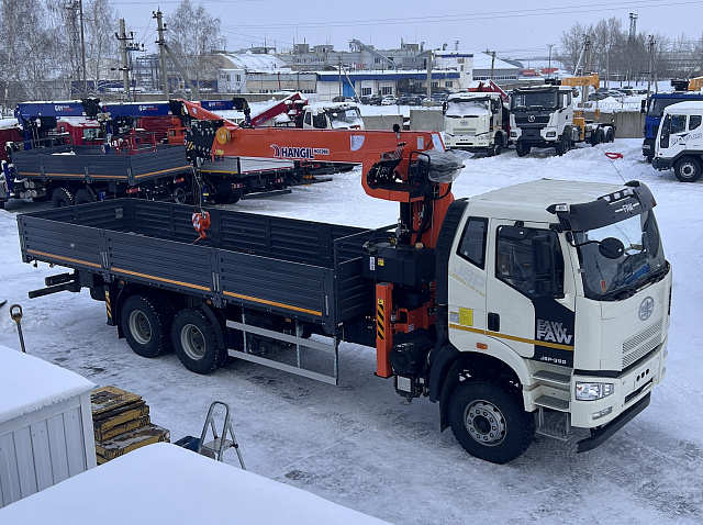 Кран-манипулятор Hangil HGC986 на базе FAW 6х4