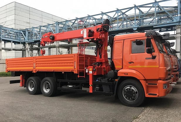 Кран-манипулятор Hangil HGC976 на базе КАМАЗ 65115 6х4