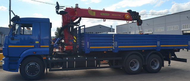 Кран-манипулятор ИНМАН ИТ 150 на базе КАМАЗ 65117 6х4