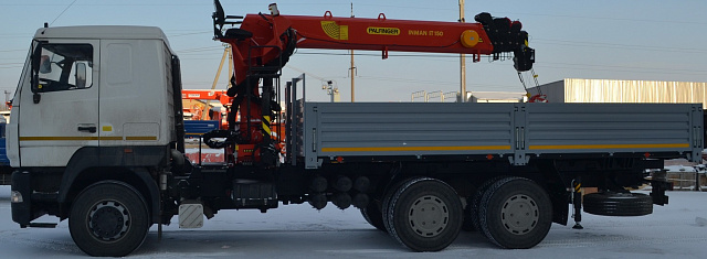 Кран-манипулятор ИНМАН ИТ 150 на базе МАЗ 6х4