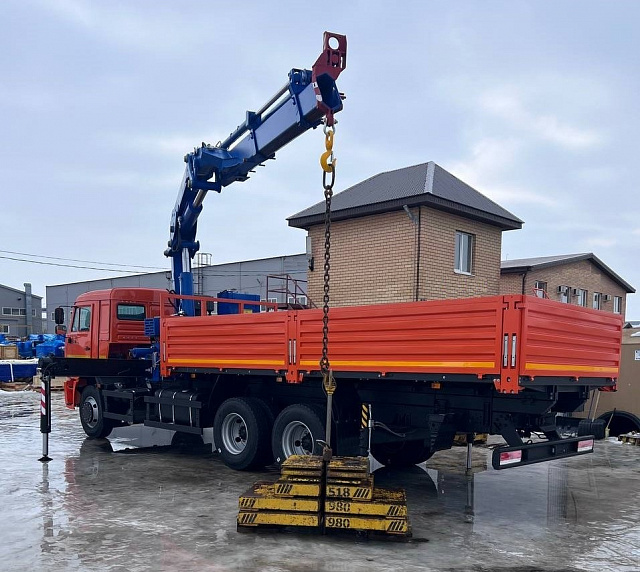 Кран-манипулятор Клинцы КМУ-20К на базе КАМАЗ 65115 6х4