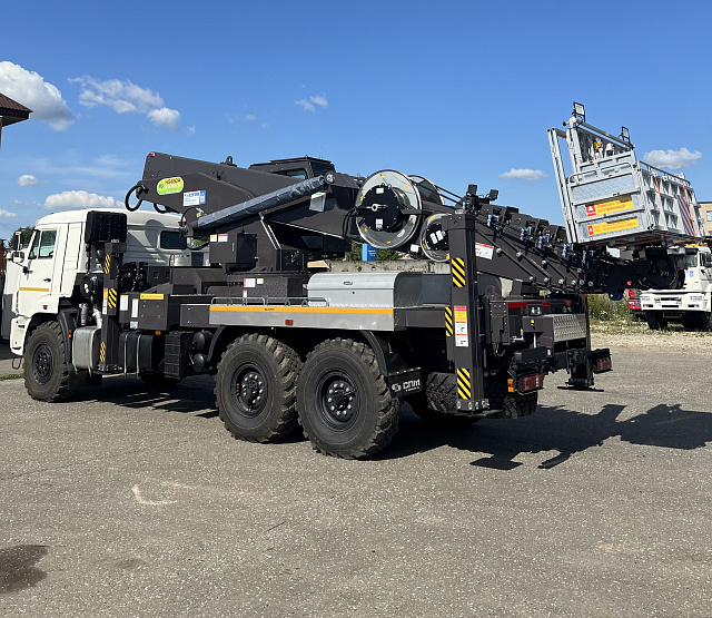 Автогидроподъемник Hansin 450А на базе КАМАЗ 43118 6х6