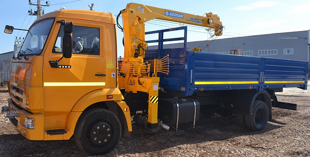 Кран-манипулятор Soosan SCS334 на базе КАМАЗ 4308 4х2