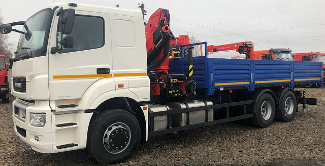 Кран-манипулятор ИНМАН ИМ 320 на базе КАМАЗ 6207 6х4