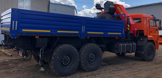 Кран-манипулятор ИНМАН ИМ 320 на базе КАМАЗ 43118 6х6