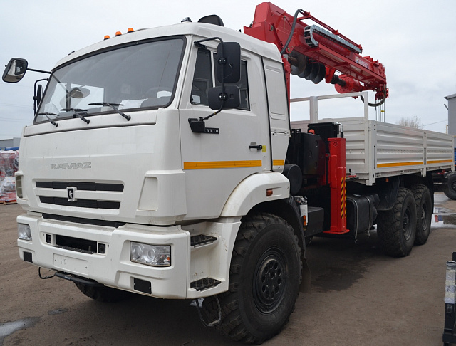 Бурильно-крановая машина HORYONG HRS 216 на базе КАМАЗ 43118 6х6
