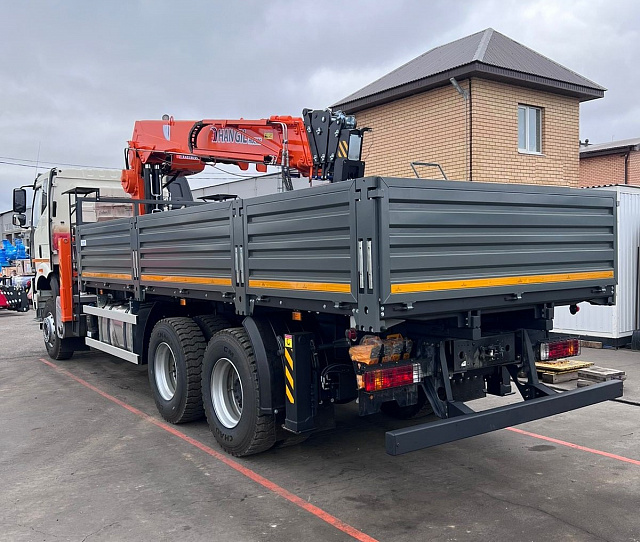 Бурильно-крановая машина HANGIL HGC986 на базе FAW 6х4