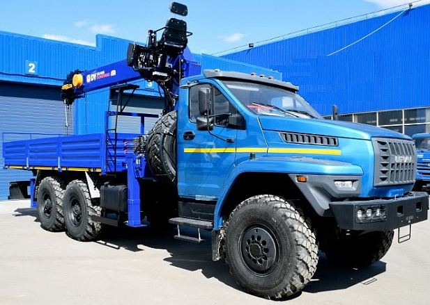 Кран-манипулятор DongYang 1956 на базе УРАЛ NEXT 6х6
