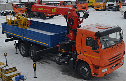 Бурильно-крановая машина ИНМАН ИТ 200 на базе КАМАЗ 65115 6х4