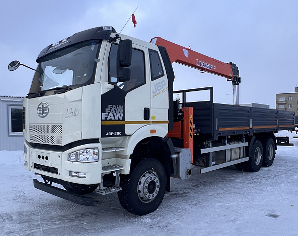 Кран-манипулятор Hangil HGC986 на базе FAW 6х4