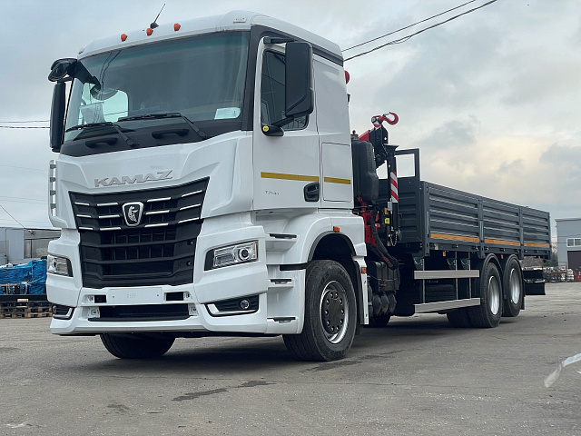 Кран-манипулятор Fassi F155A.0.22 на базе КАМАЗ 65658 B5 6х2-2