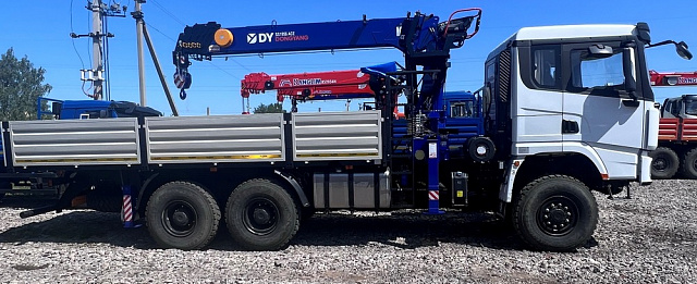 Кран-манипулятор DongYang SS1956 на базе SHACMAN 6х6