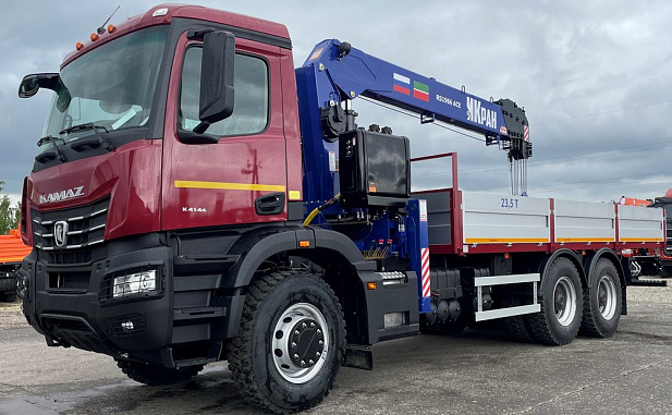 Кран-манипулятор ИКран RS1966ACE на базе КАМАЗ 6595 6х4