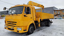 Кран-манипулятор Soosan SCS524 на базе КАМАЗ 4308 4х2