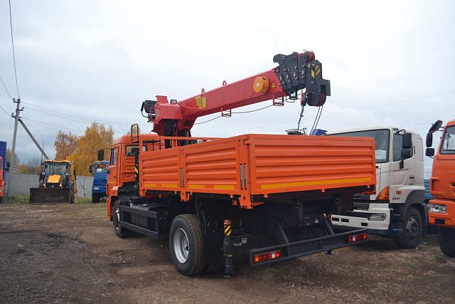 Кран-манипулятор Hangil HGC756 на базе КАМАЗ 43253 4х2