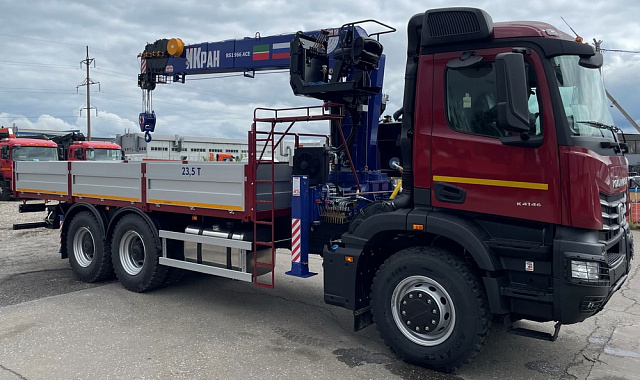 Кран-манипулятор ИКран RS1966ACE на базе КАМАЗ 6595 6х4