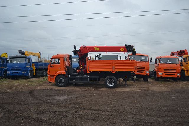 Кран-манипулятор Hangil HGC756 на базе КАМАЗ 43253 4х2