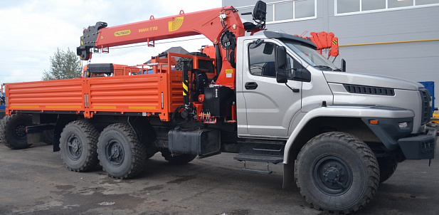 Кран-манипулятор ИНМАН ИТ 150 на базе УРАЛ NEXT 6х6