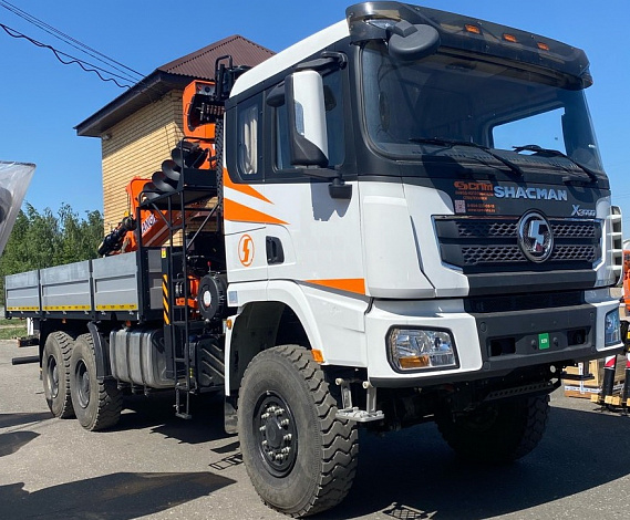 Бурильно-крановая машина HANGIL HGC986 на базе SHACMAN 6х6
