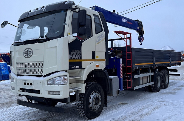 Кран-манипулятор DongYang SS2725 на базе FAW 6х4