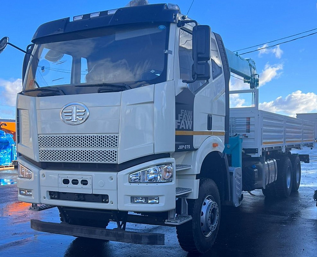 Кран-манипулятор HKTC HLC7016L на базе FAW 6х4