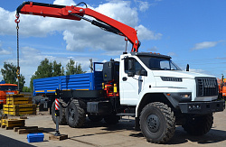 Кран-манипулятор ИНМАН ИМ 240N на базе УРАЛ NEXT 6х6