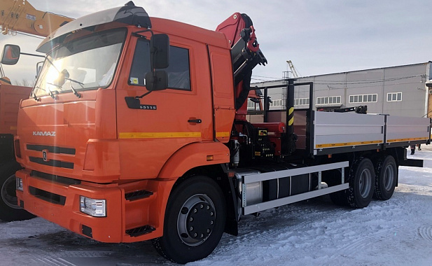 Кран-манипулятор ИНМАН ИМ 150 на базе КАМАЗ 65115 6х4