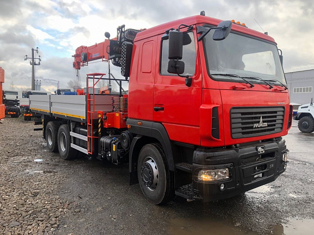 Кран-манипулятор Kanglim KS1256 на базе МАЗ 6х4