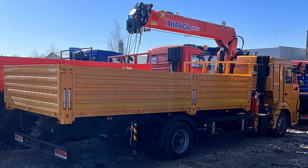 Кран-манипулятор Hangil HGC514 на базе КАМАЗ 43253 4х2