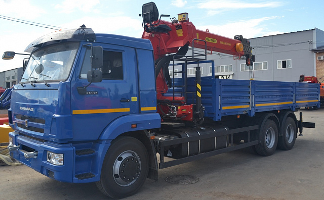 Кран-манипулятор ИНМАН ИТ 200 на базе КАМАЗ 65117 6х4